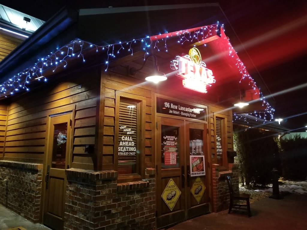 Texas Roadhouse | restaurant | 196 New Lancaster Rd, Leominster, MA 01453, USA | 9785377427 OR +1 978-537-7427