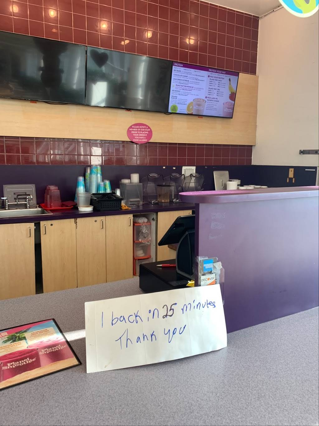 Planet Smoothie | restaurant | 250 Granite St, Braintree, MA 02184, USA | 7818490911 OR +1 781-849-0911