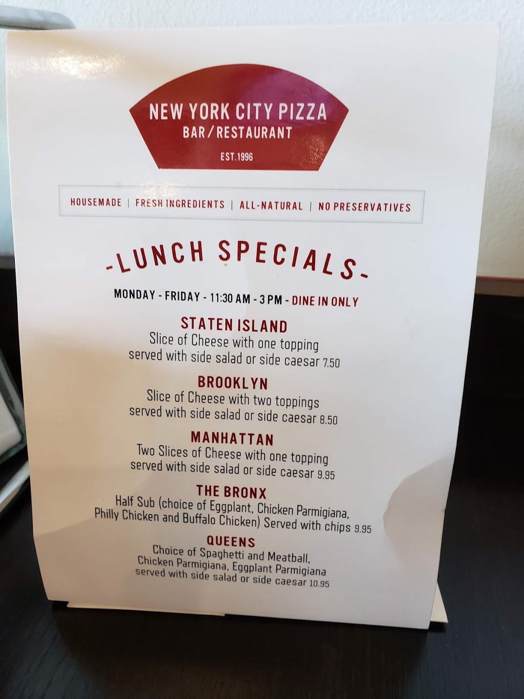 New York City Pizza | restaurant | 101 Buckwalter Pkwy Unit 108, Bluffton, SC 29910, USA | 8438374800 OR +1 843-837-4800