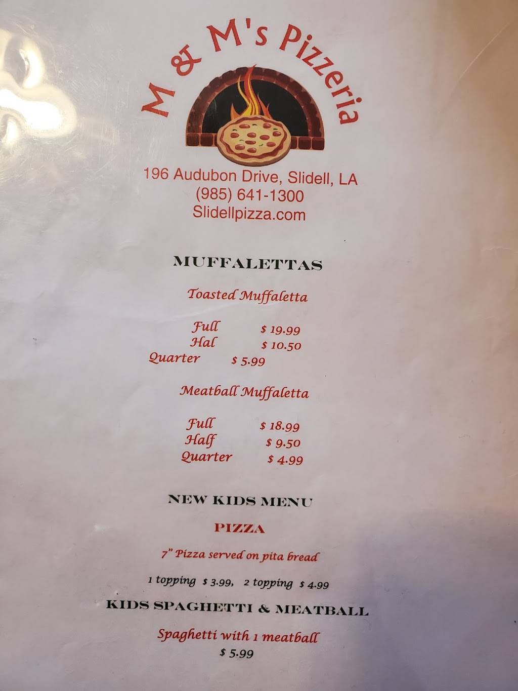 Camellia City Pizza | restaurant | 196 Audubon Dr, Slidell, LA 70458, USA | 9856411300 OR +1 985-641-1300