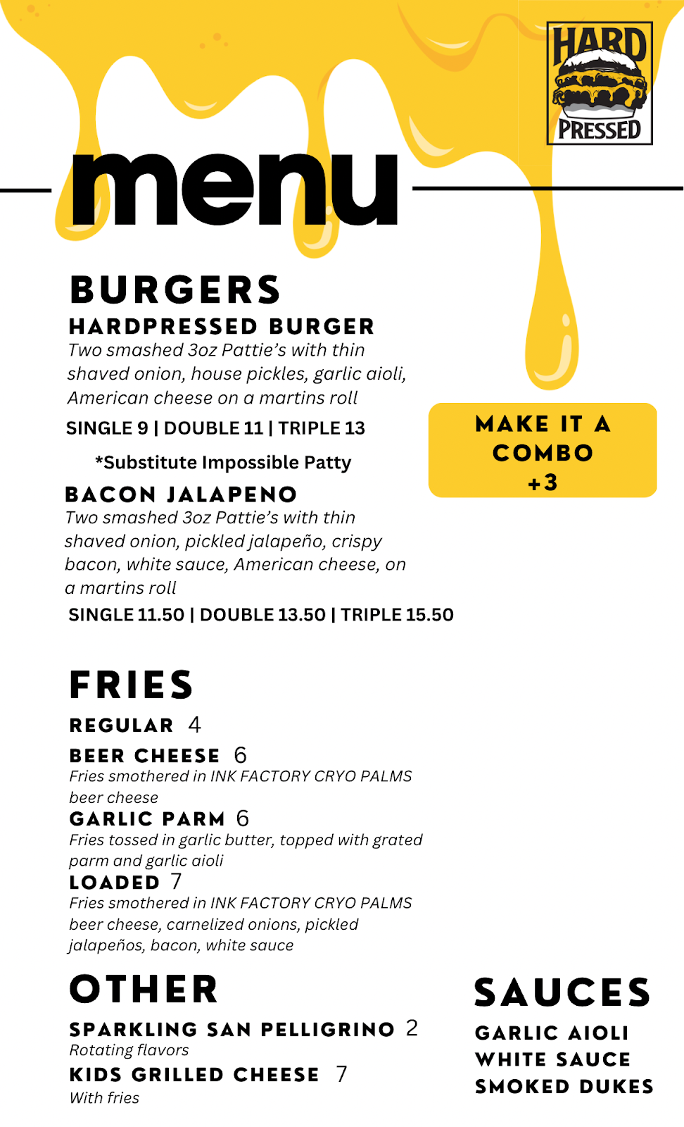 Hardpressed Burgers | restaurant | 602 Shetter Ave, Jacksonville Beach, FL 32250, USA | 9043523956 OR +1 904-352-3956