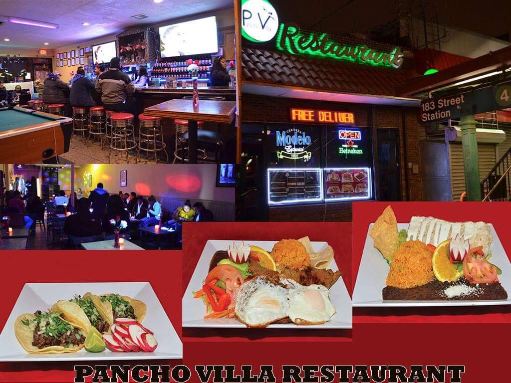 Pancho Villa | restaurant | 2274 Jerome Ave, The Bronx, NY 10453, USA | 7185633251 OR +1 718-563-3251