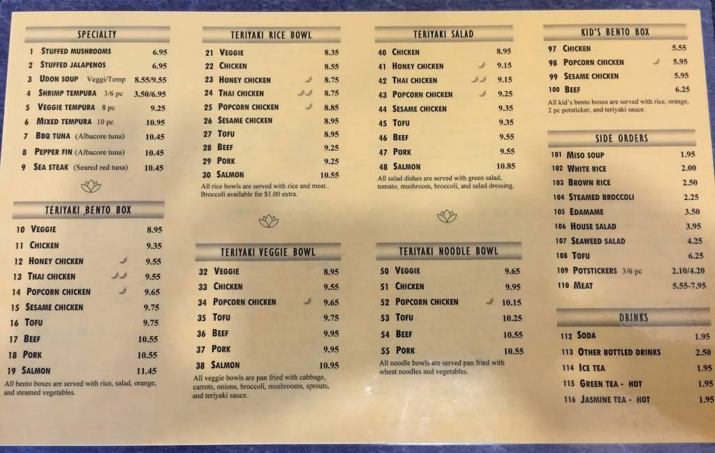 Hasu | Teriyaki and Sushi | restaurant | 25075 Blue Ravine Rd #120, Folsom, CA 95630, USA | 9169837777 OR +1 916-983-7777