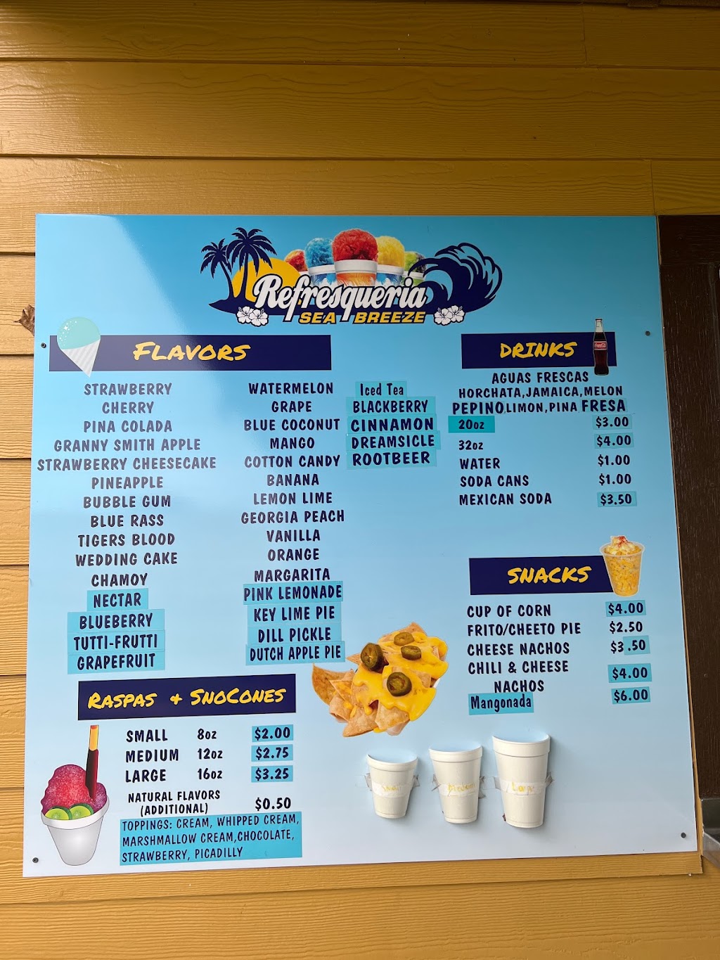 Refresqueria Sea Breeze | meal takeaway | 606 W Main St, La Porte, TX 77571, USA | 8322217479 OR +1 832-221-7479