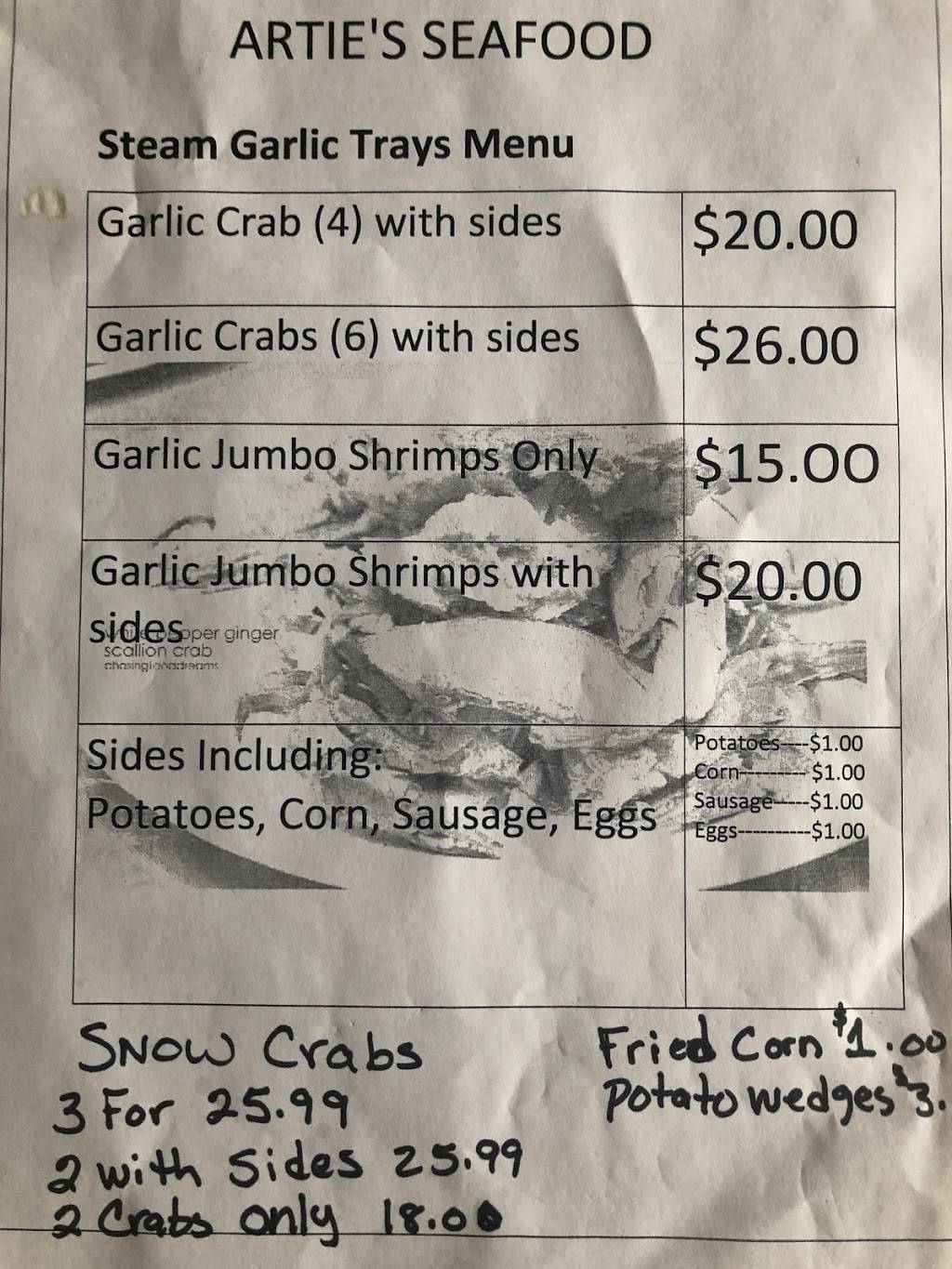 Arties Seafood Restaurant | restaurant | 109 Hamilton St, Folkston, GA 31537, USA | 9124963993 OR +1 912-496-3993