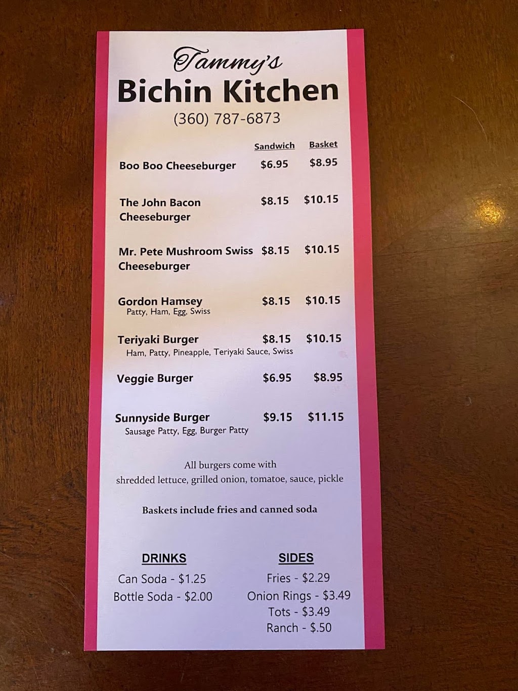 Tammys Bichin Kitchen | restaurant | 6309 NE St Johns Rd, Vancouver, WA 98661, USA | 3607876873 OR +1 360-787-6873