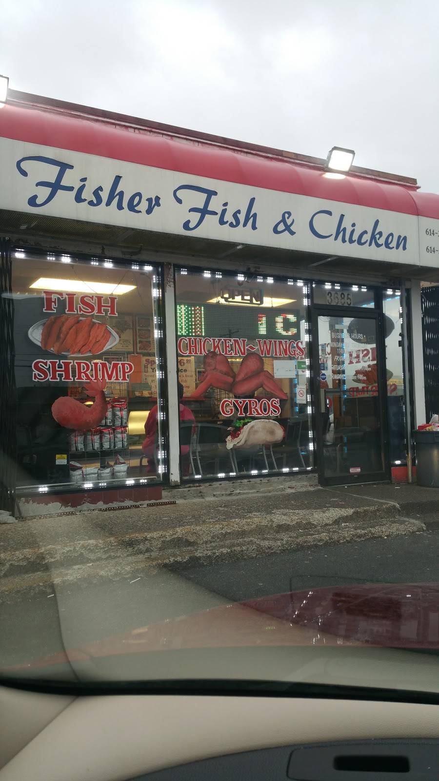 Fisher Fish & Chicken | restaurant | 3685 E Livingston Ave, Columbus, OH 43227, USA | 6143388108 OR +1 614-338-8108
