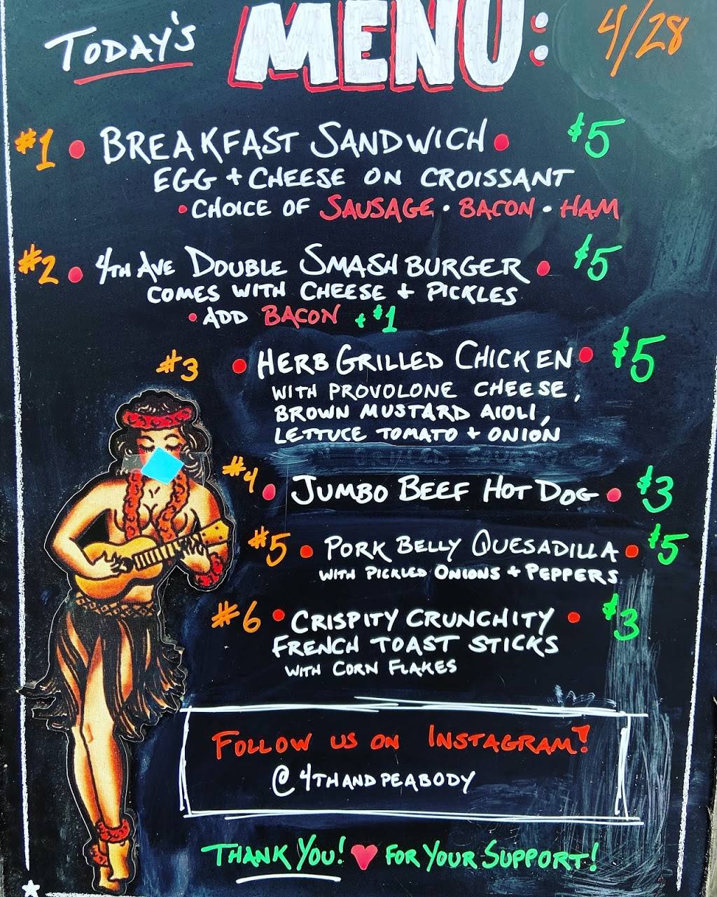 Curbside Grill by 4th & Peabody | restaurant | 413 4th Ave S, Nashville, TN 37201, USA | 7736764748 OR +1 773-676-4748