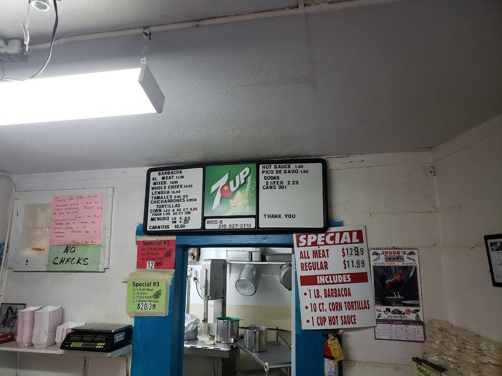 Rios Barbacoa | restaurant | 10030 Roosevelt Ave, San Antonio, TX 78214, USA | 2106272110 OR +1 210-627-2110