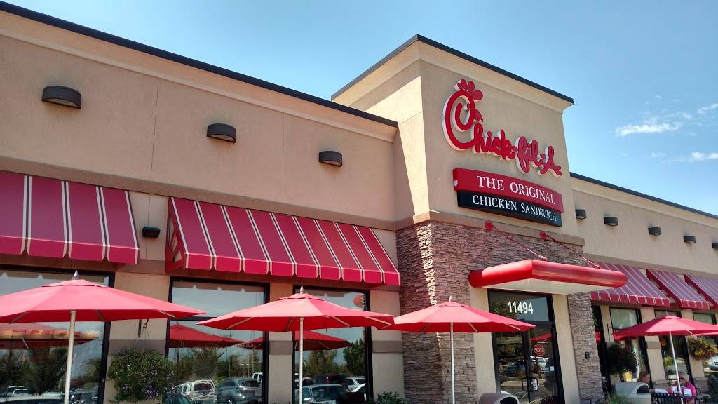 Chick-fil-A | restaurant | 11494 S, District Dr, South Jordan, UT 84095, USA | 8017272697 OR +1 801-727-2697
