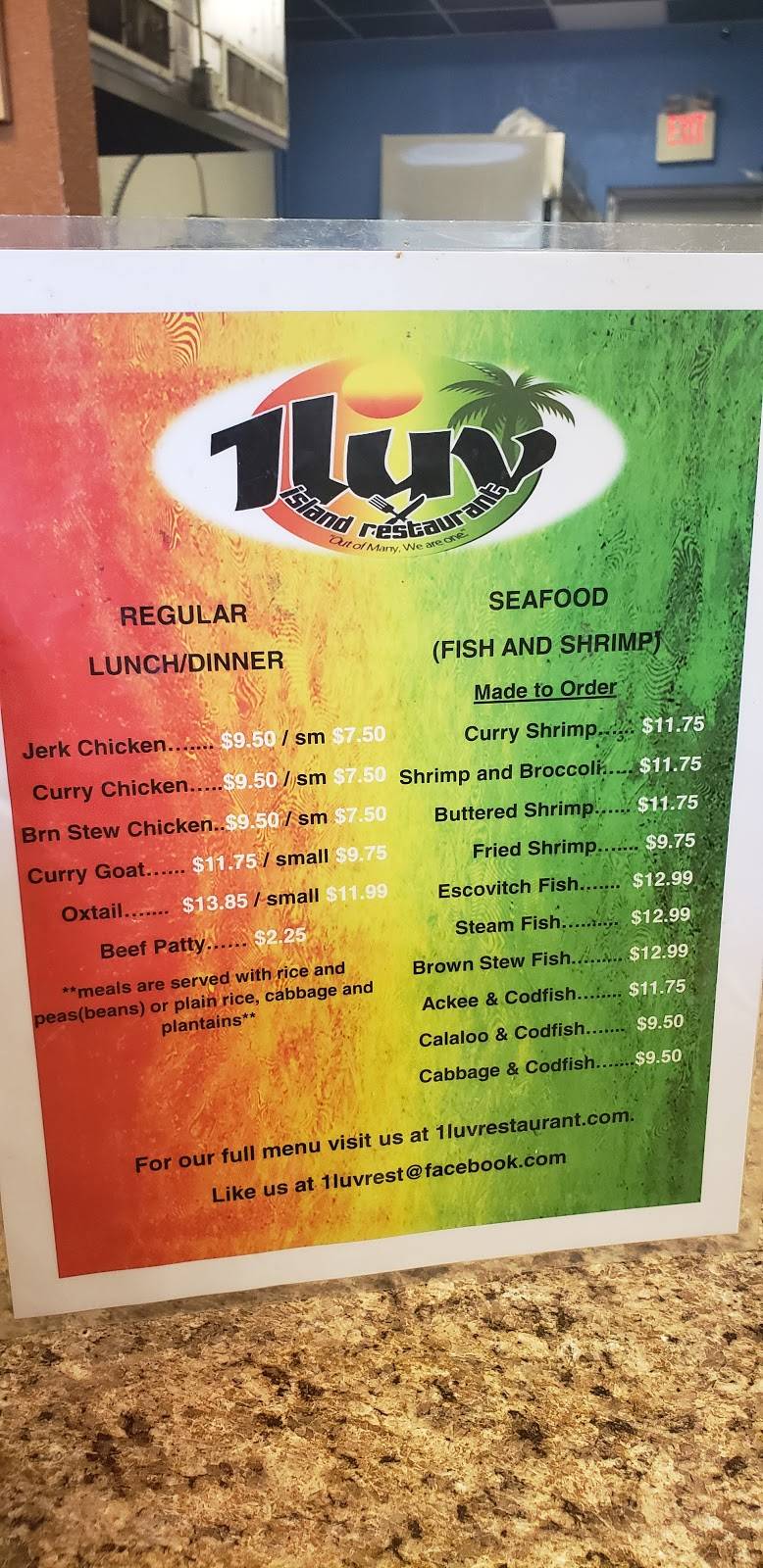 1Luv Island Restaurant | restaurant | 921 W Veterans Memorial Blvd #102, Killeen, TX 76541, USA | 2542001485 OR +1 254-200-1485