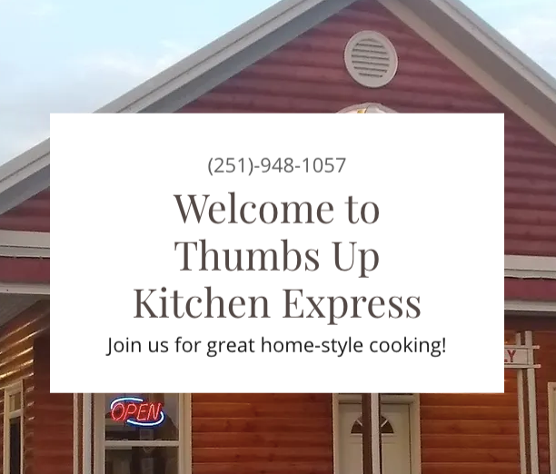 Thumbs Up Kitchen Express | restaurant | 3041 W 1st St, Gulf Shores, AL 36542, USA | 2519481057 OR +1 251-948-1057