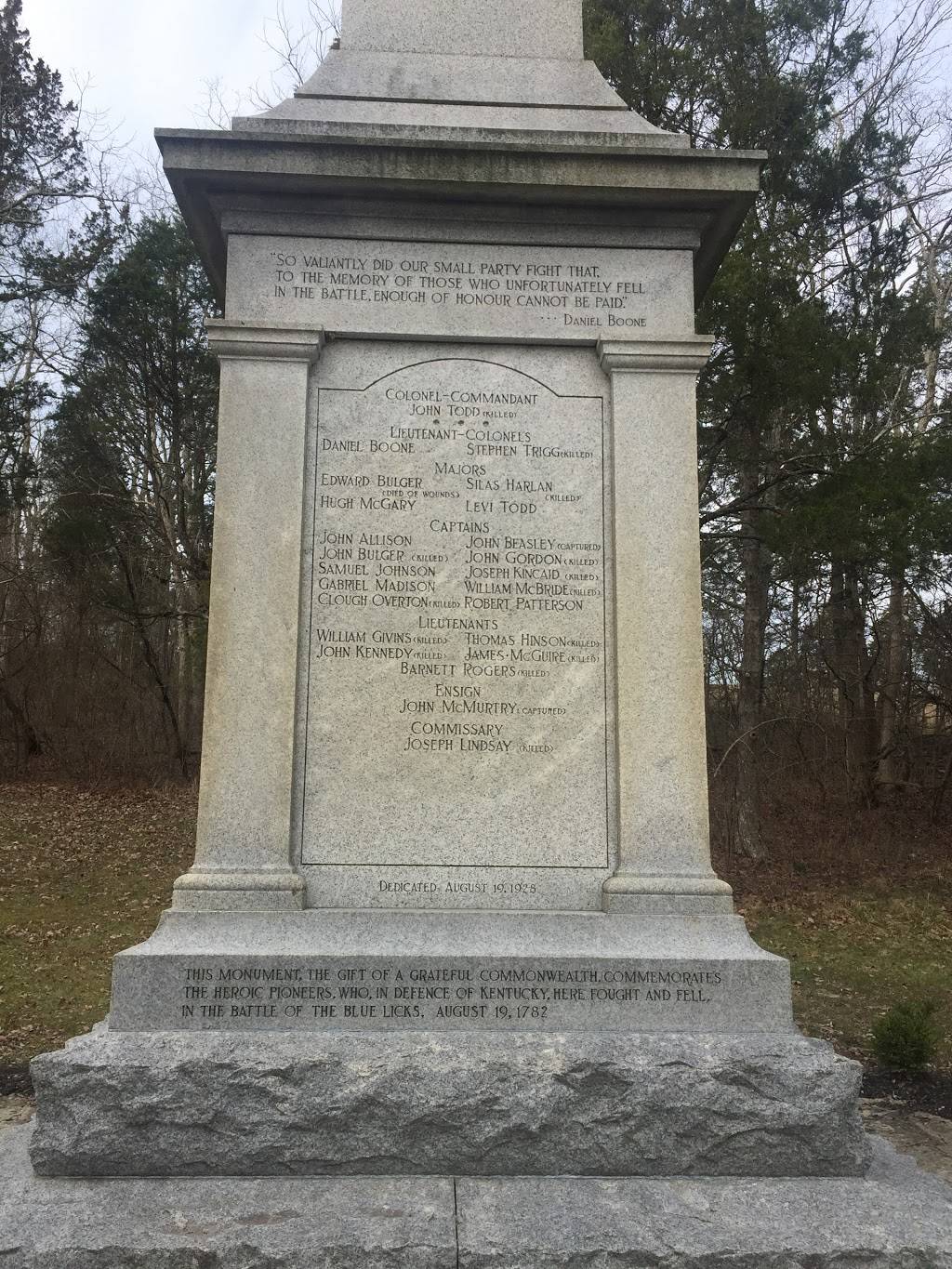 Blue Licks Battlefield State Resort Park | restaurant | 10299 Maysville Rd, Carlisle, KY 40311, USA | 8592895507 OR +1 859-289-5507