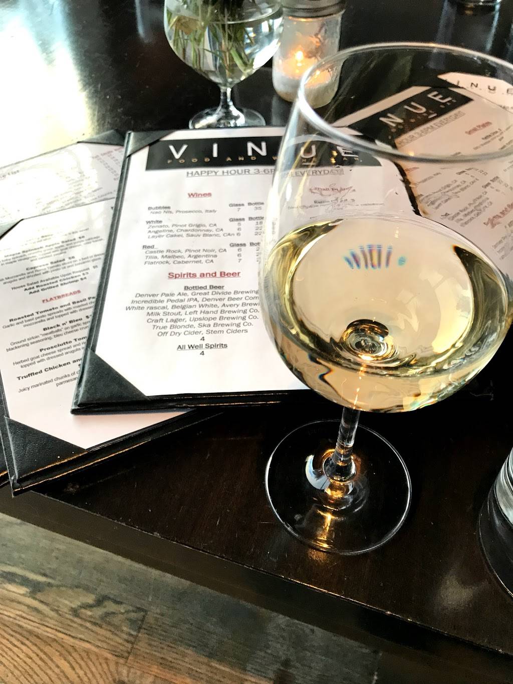 Vinue Food and Wine Bar | restaurant | 2817 E 3rd Ave, Denver, CO 80206, USA | 7202871156 OR +1 720-287-1156