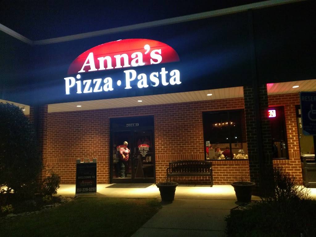 Annas Brick Oven Pizza-Pasta | restaurant | 2021 Richmond Rd, Ste D, Williamsburg, VA 23185, USA | 7572295252 OR +1 757-229-5252