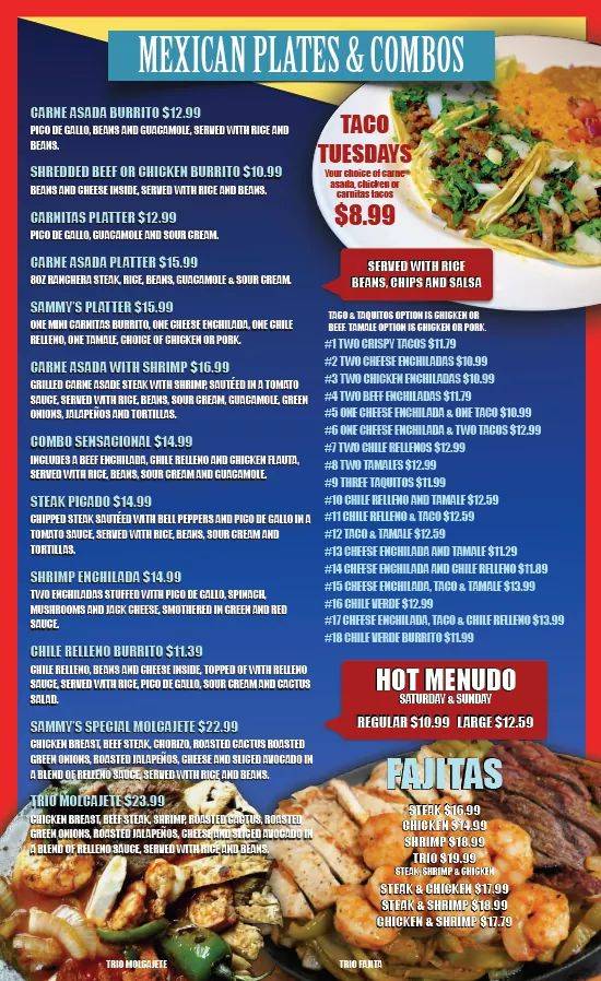 Sammys Café | restaurant | 298 W Baseline Rd, Rialto, CA 92376, USA | 9095620929 OR +1 909-562-0929