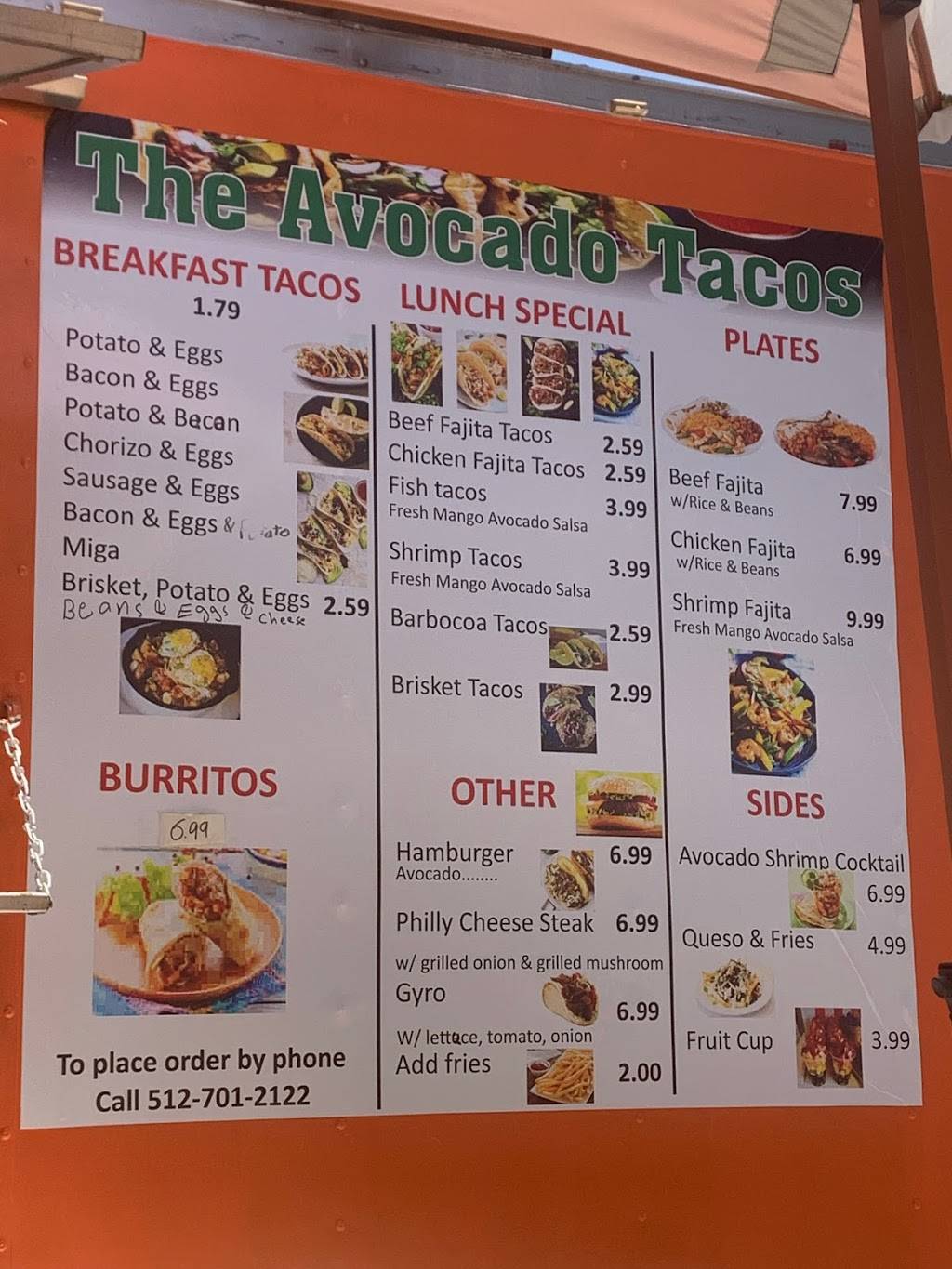 The Avocado Tacos | restaurant | 2800 W William Cannon Dr, Austin, TX 78745, USA | 5127012122 OR +1 512-701-2122