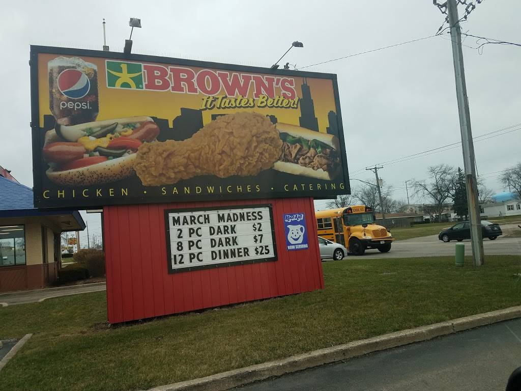 Browns Chicken | meal takeaway | 3150 Belvidere Rd, Waukegan, IL 60085, USA | 8476621820 OR +1 847-662-1820