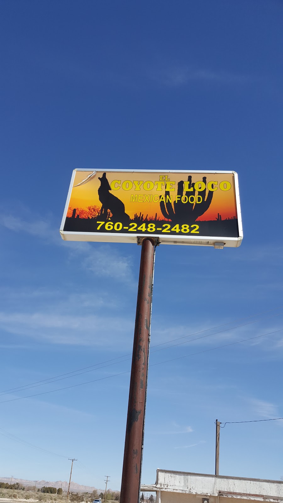 El Coyote Loco | restaurant | 31455 CA-18, Lucerne Valley, CA 92356, USA | 7602482482 OR +1 760-248-2482