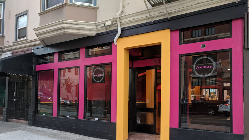 Amirah | restaurant | 993 North Point St, San Francisco, CA 94109, USA | 4154473827 OR +1 415-447-3827