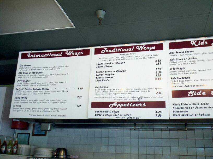 Mucho Wraps | meal takeaway | 1375 Moraga Way B, Moraga, CA 94556, USA | 9253771203 OR +1 925-377-1203