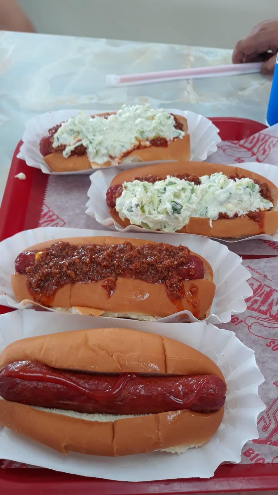 Sandys Famous Hot Dogs | restaurant | 1935 Broad River Rd, Columbia, SC 29210, USA | 8037721020 OR +1 803-772-1020