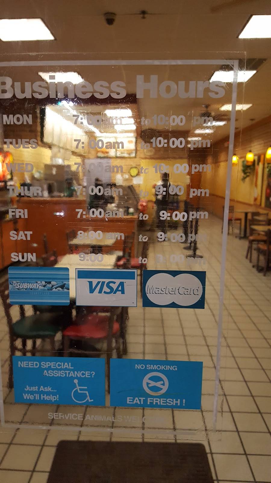 Subway Restaurants | restaurant | 13330 H G Trueman Rd, Solomons, MD 20688, USA | 4103261500 OR +1 410-326-1500