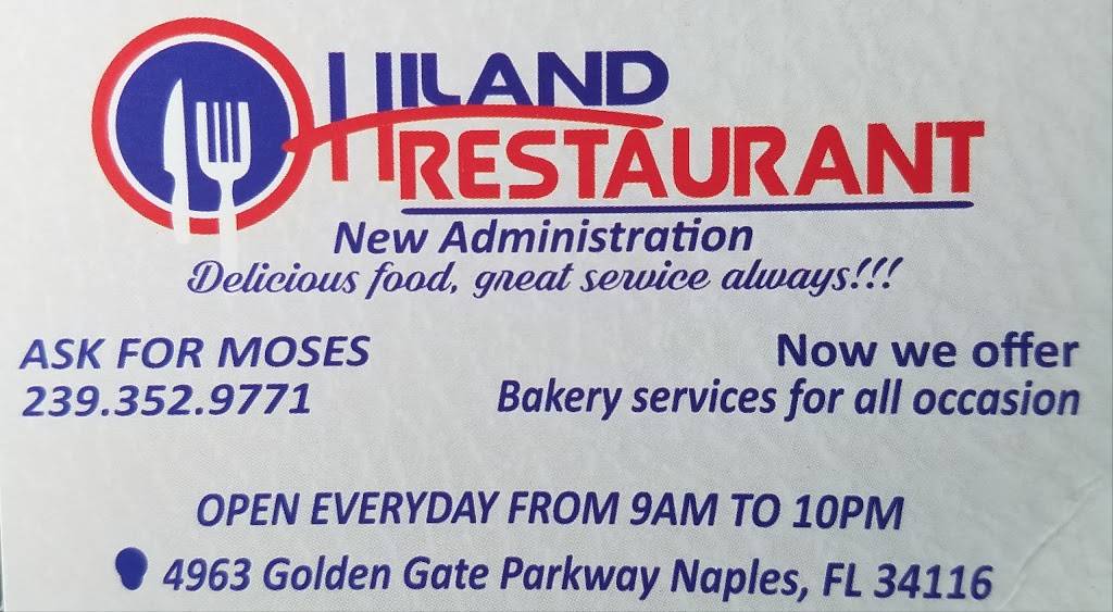 Hi Lands Restaurant | restaurant | 4963 Golden Gate Pkwy, Naples, FL 34116, USA | 2393529771 OR +1 239-352-9771