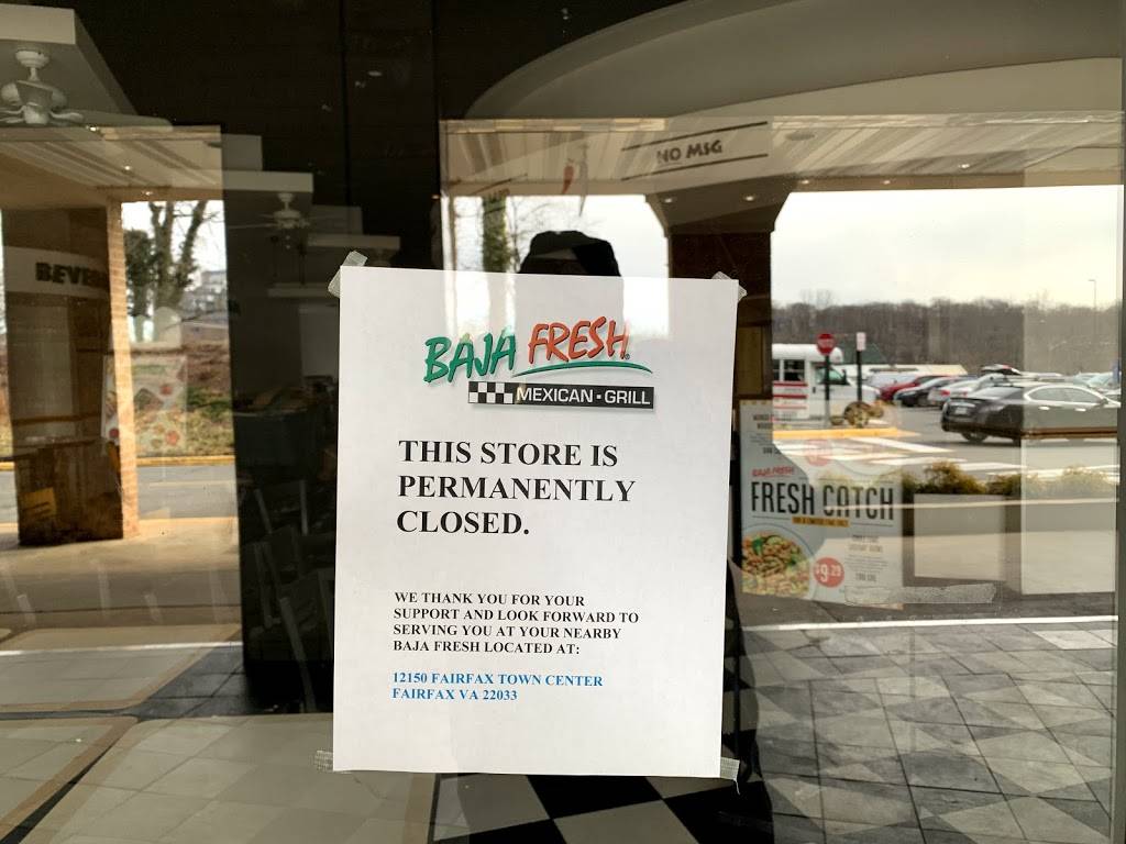 Baja Fresh | restaurant | 3011A Nutley St, Fairfax, VA 22031, USA | 7032805400 OR +1 703-280-5400