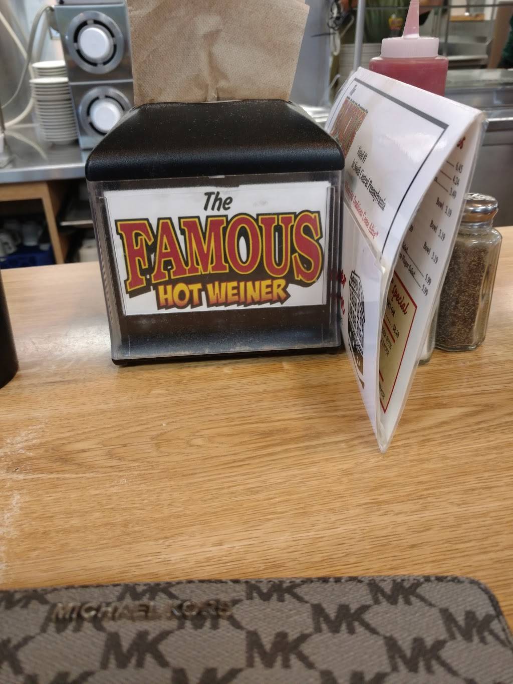 Famous Hot Weiner North Inc | restaurant | 160 Dart Dr, Hanover, PA 17331, USA | 7176322424 OR +1 717-632-2424