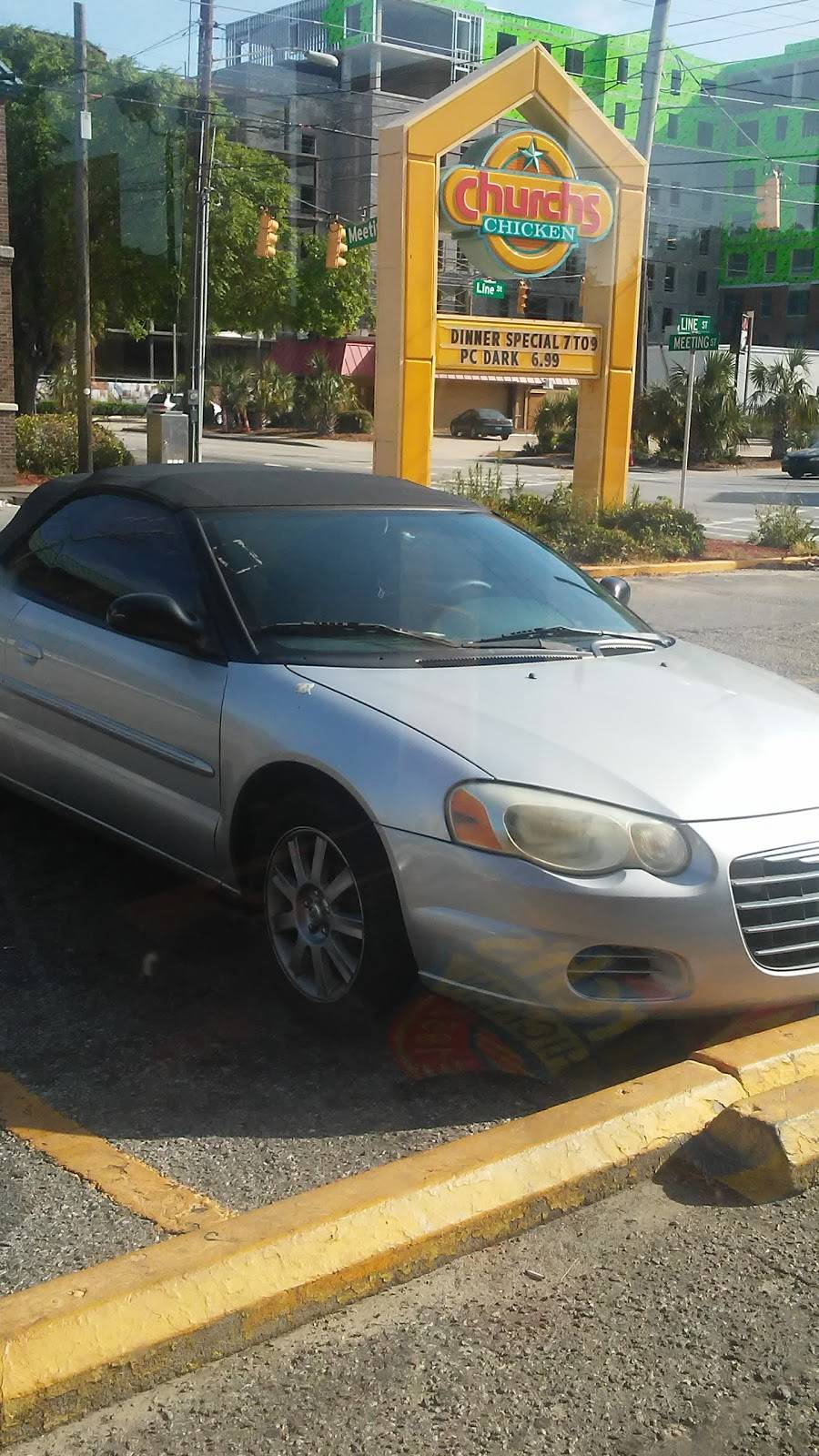 Churchs Chicken | restaurant | 492 Meeting St, Charleston, SC 29403, USA | 8434105888 OR +1 843-410-5888