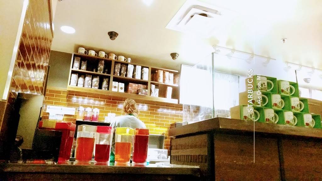 Starbucks | cafe | 590 S Lapeer Rd, Lake Orion, MI 48362, USA | 2486931620 OR +1 248-693-1620