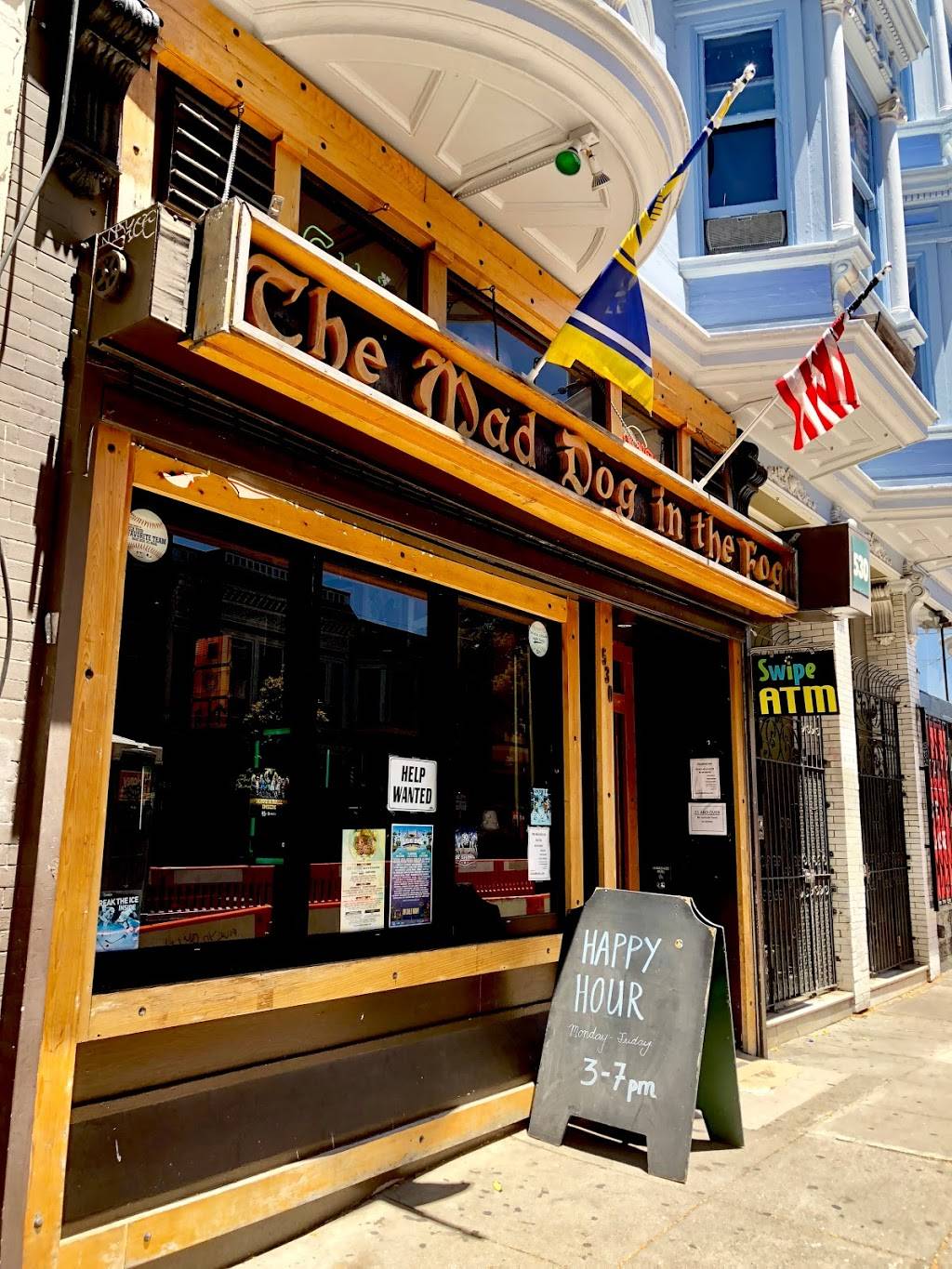 Mad Dog in the Fog | restaurant | 530 Haight St, San Francisco, CA 94117, USA | 4156267279 OR +1 415-626-7279