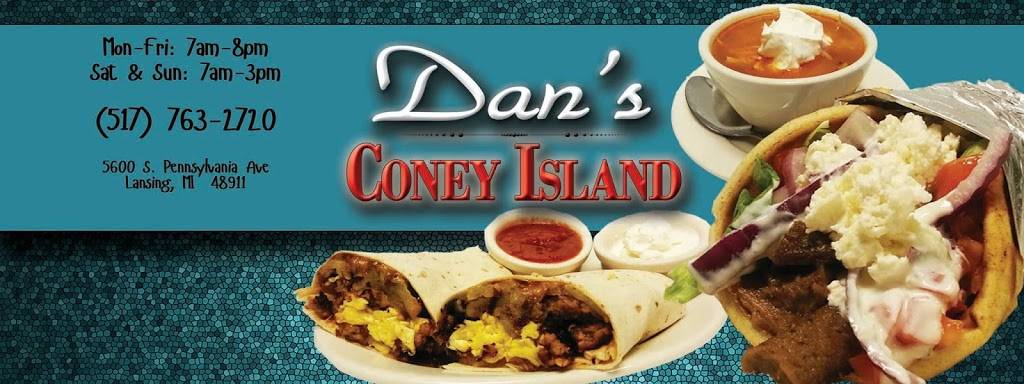 Dans Coney Island | restaurant | 5600 S Pennsylvania Ave, Lansing, MI 48911, USA | 5177632720 OR +1 517-763-2720
