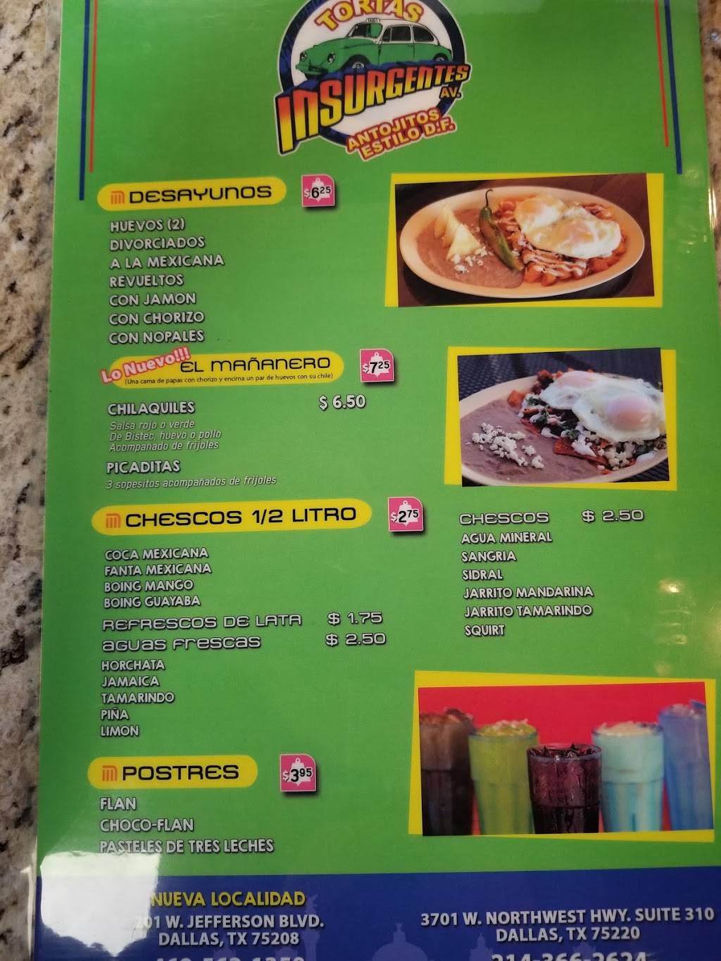 Tortas Insurgentes | restaurant | 201 W Jefferson Blvd, Dallas, TX 75208, USA | 4693177411 OR +1 469-317-7411