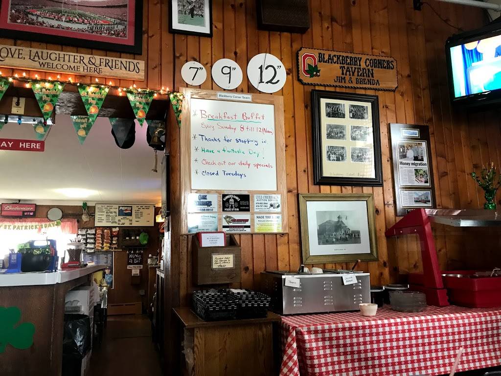 Blackberry Corner Tavern | bakery | 5975 N Elliston-Trowbridge Rd, Martin, OH 43445, USA | 4198368377 OR +1 419-836-8377