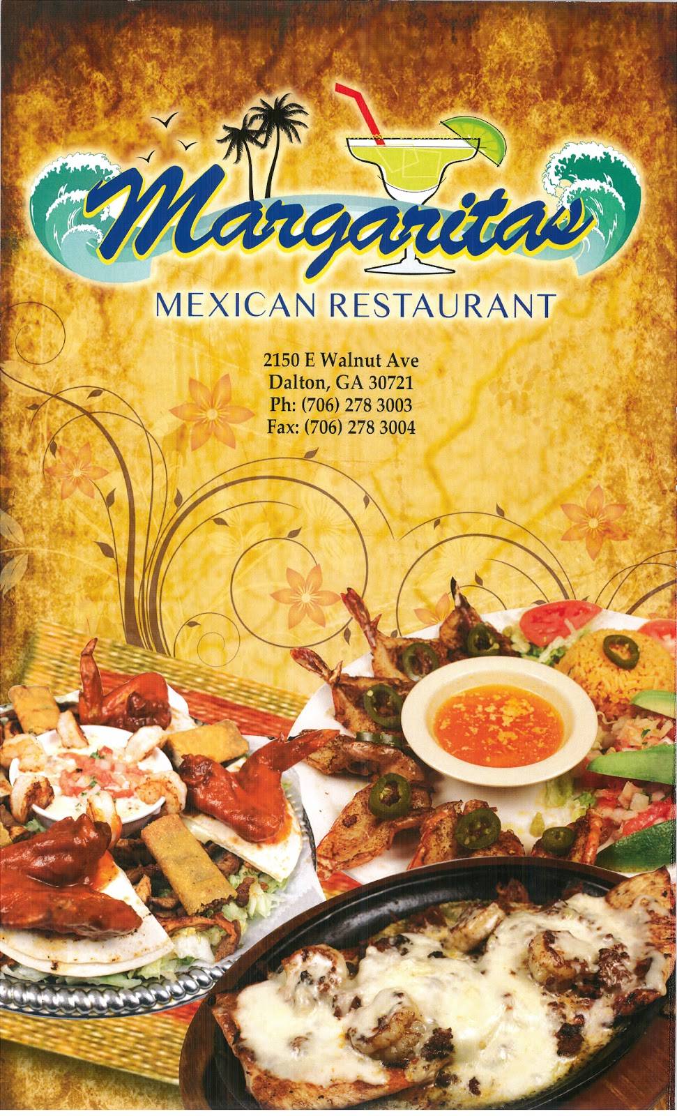 Las Margaritas of Dalton | restaurant | 2150 E Walnut Ave Suite 28B, Dalton, GA 30721, USA | 7062783003 OR +1 706-278-3003