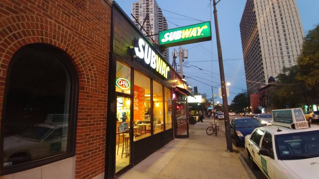 Subway Restaurants | restaurant | 352 W Armitage Ave, Chicago, IL 60614, USA | 7739758334 OR +1 773-975-8334