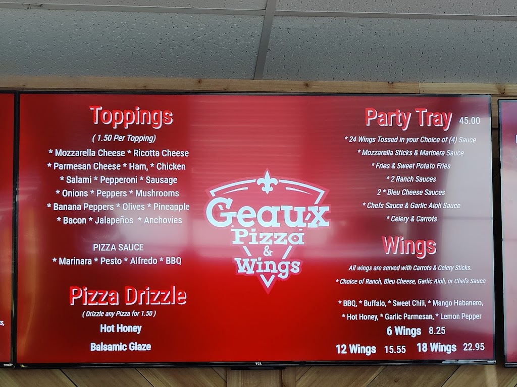 Geaux Pizza & Wings | restaurant | 82361 LA-25, Folsom, LA 70437, USA | 9857964207 OR +1 985-796-4207