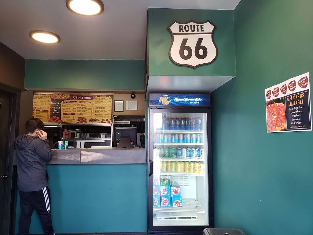 Route 66 Pizza | restaurant | 10180 S Indianapolis Ave, Chicago, IL 60617, USA | 7737342032 OR +1 773-734-2032