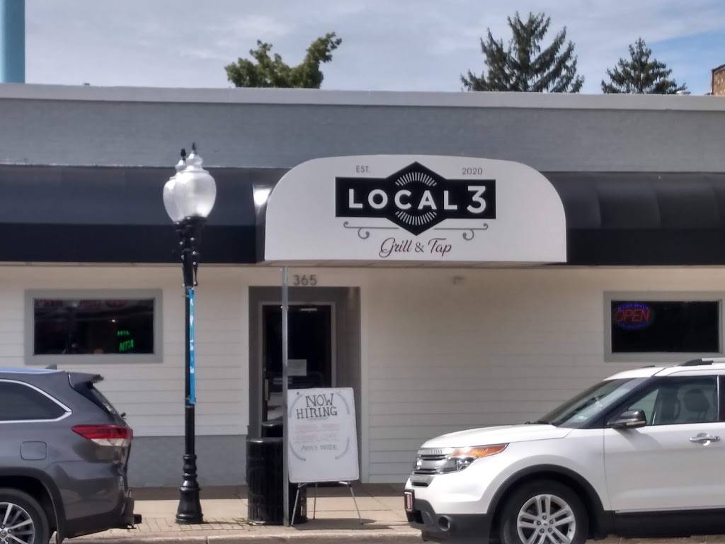 Local 3 Grill & Tap | restaurant | 365 N Main St, Watervliet, MI 49098, USA | 2692017219 OR +1 269-201-7219