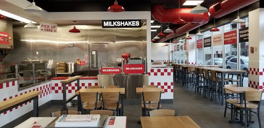 Five Guys | meal takeaway | 48 E Washington St, Indianapolis, IN 46204, USA | 3172208632 OR +1 317-220-8632