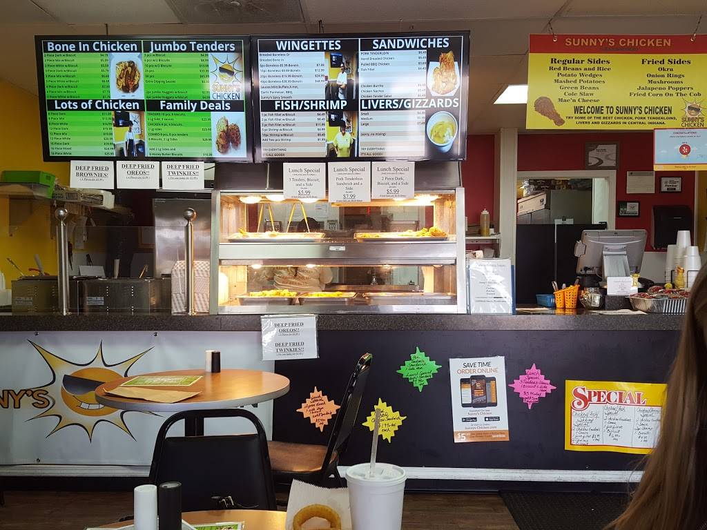 Sunnys Chicken Greenwood | meal takeaway | 1030 US Highway 31 South, Greenwood, IN 46143, USA | 3178822442 OR +1 317-882-2442