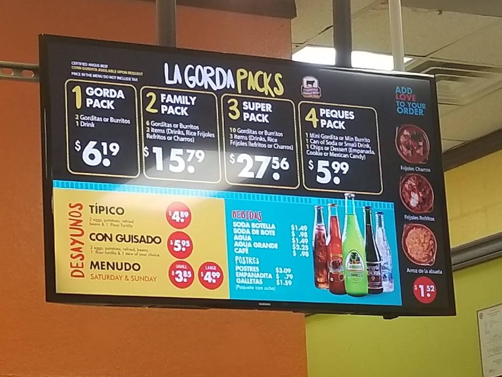 La Gorda Mexican Food | restaurant | 5360 N Mesa St, El Paso, TX 79912, USA | 9155812066 OR +1 915-581-2066