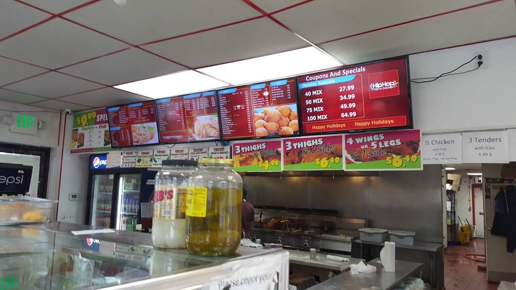 Hip Hop Fish & Chicken | restaurant | 901 N Caroline St, Baltimore, MD 21205, USA | 4103276565 OR +1 410-327-6565