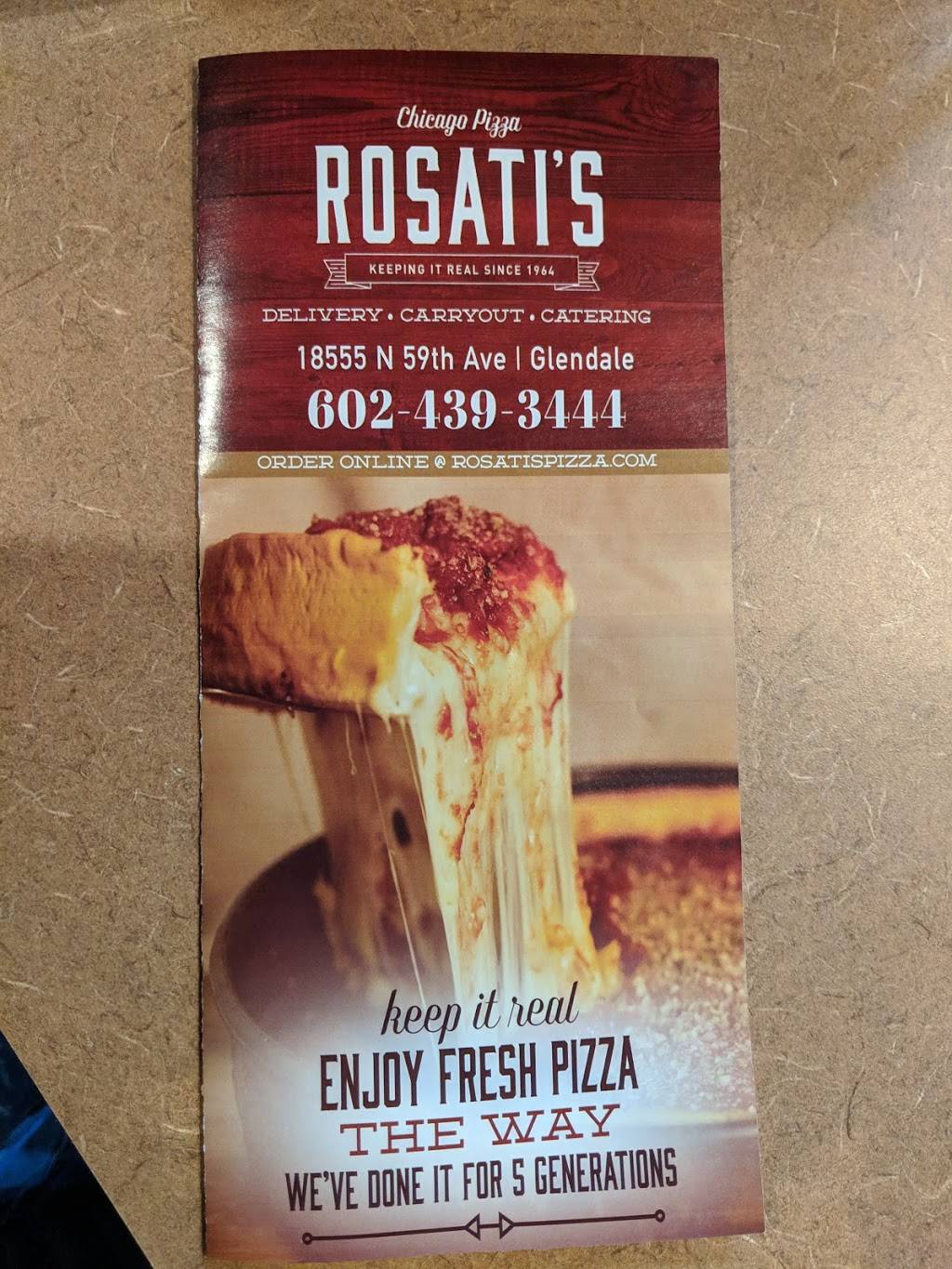 Rosatis Pizza | restaurant | 18555 N 59th Ave #129, Glendale, AZ 85308, USA | 6024393444 OR +1 602-439-3444