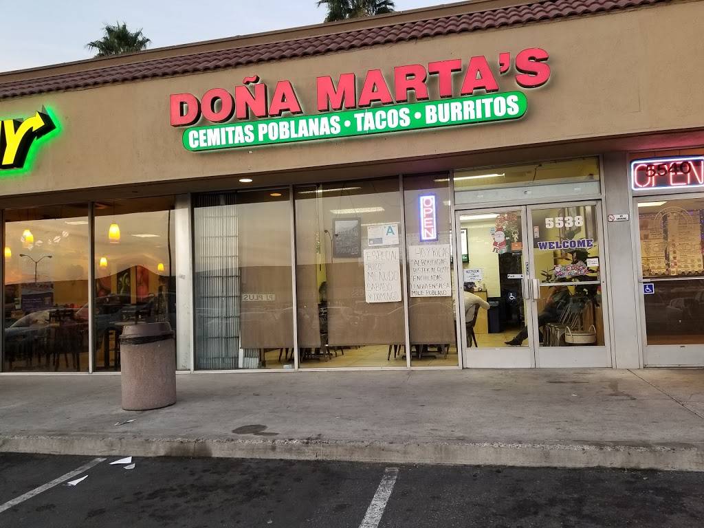 Doña Martas | restaurant | 5538 Whittier Blvd, Commerce, CA 90022, USA | 3237204154 OR +1 323-720-4154