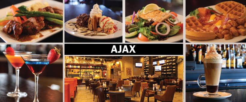 Symposium Cafe Restaurant & Lounge | restaurant | 338 Rossland Rd E, Ajax, ON L1Z 0K4, Canada | 9056833232 OR +1 905-683-3232