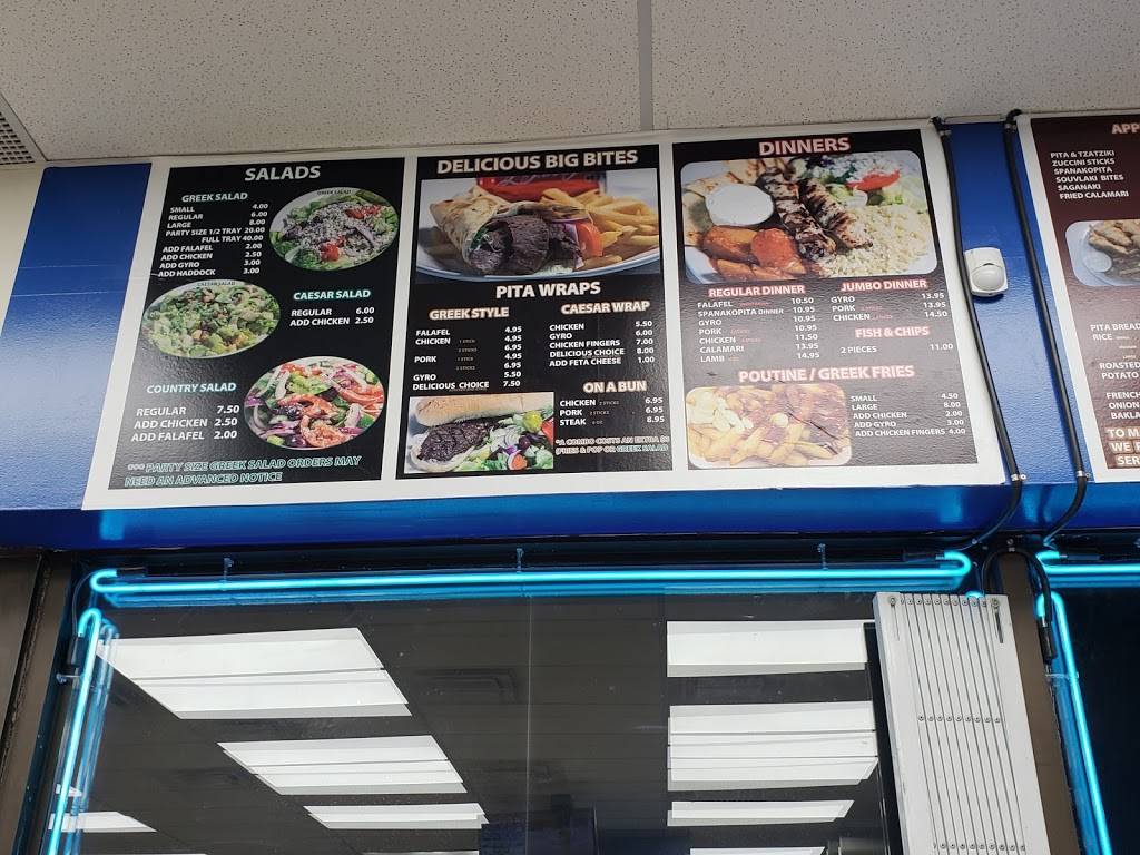 Delicious Greek | restaurant | 800 King St W, Oshawa, ON L1J 2L5, Canada | 9052403344 OR +1 905-240-3344