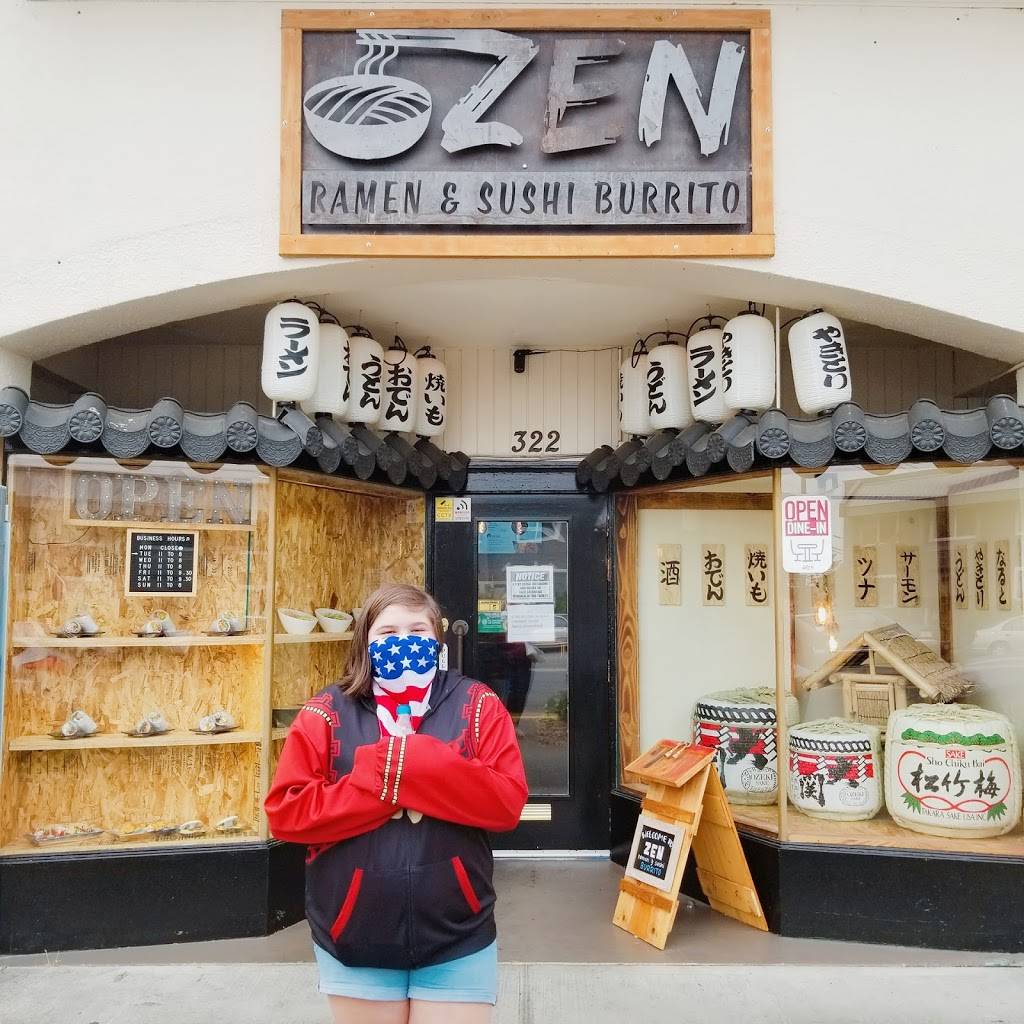 Zen Ramen & Sushi Burrito | restaurant | 322 Tacoma Ave S, Tacoma, WA 98402, USA | 2533023461 OR +1 253-302-3461